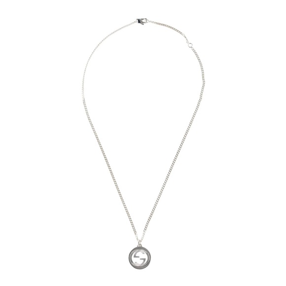 New Authentic Gucci Groove GG Necklace 22" - Picture 3 of 12